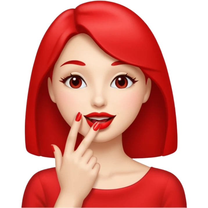 Blowing a kiss emoji