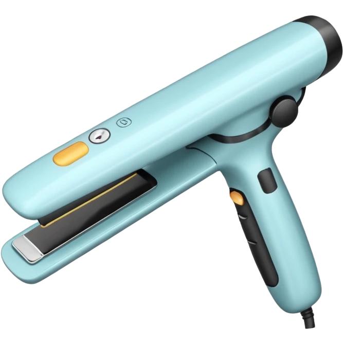 hair straightener emoji