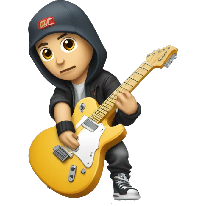 Eminem qui fait de la guitare  emoji