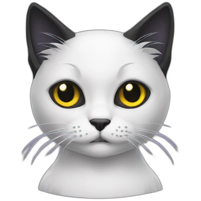 Gothic cat emoji