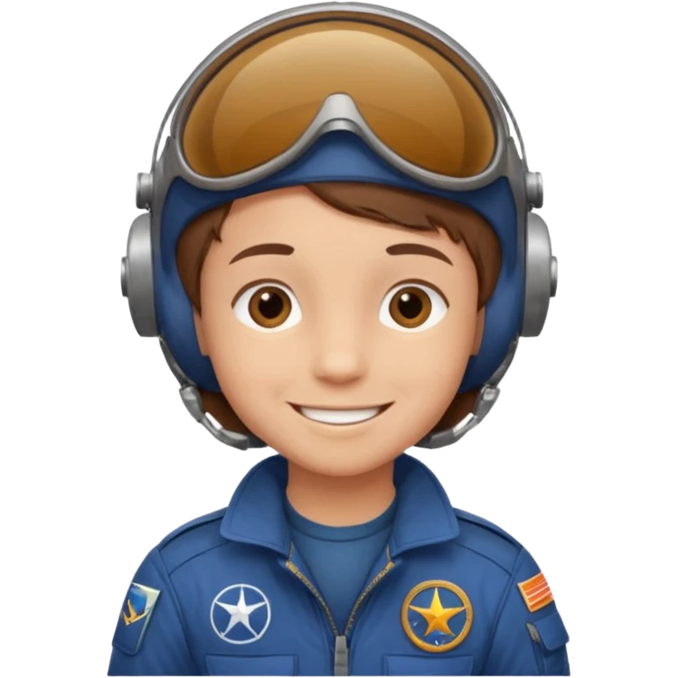 Kid pilots emoji