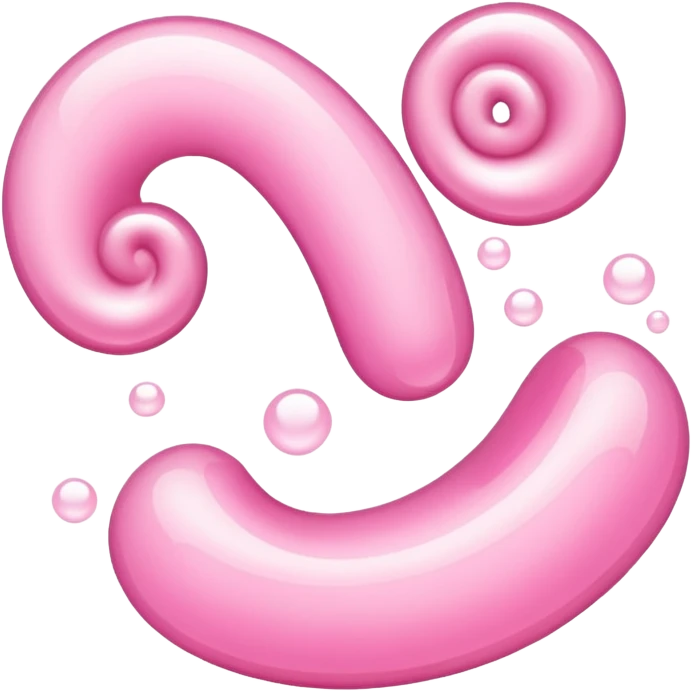 mix light pink dark pink and white girly voicemail emoji