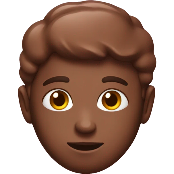 Pink chocolate emoji