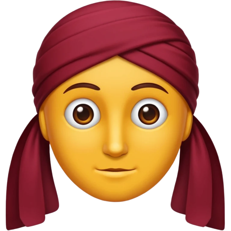 bordo kurdele koyu renk emoji