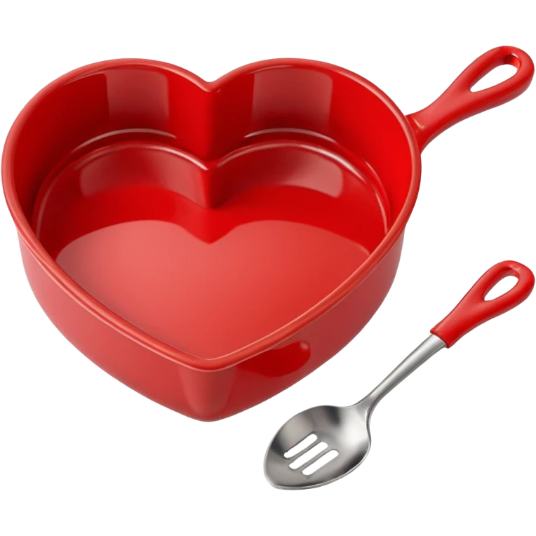 Valentine cookware heart shaped  emoji