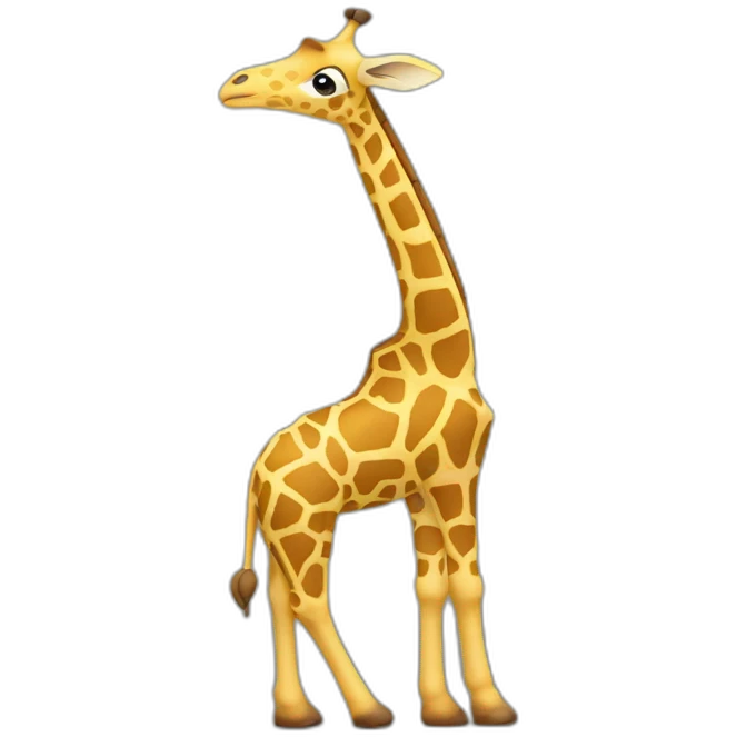 Girafe sur tour eiffel emoji
