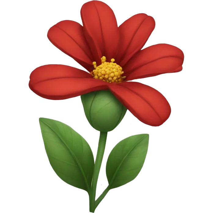 red flower emoji