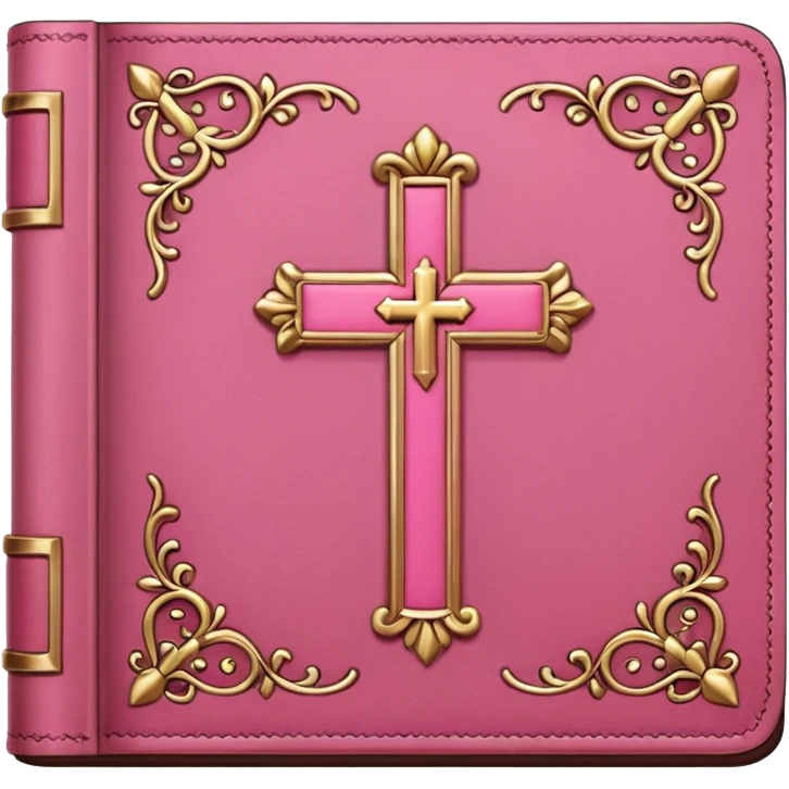 pink bible emoji