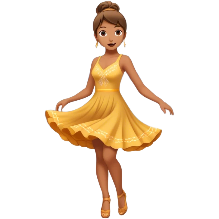 Girl dancing in the airport  emoji