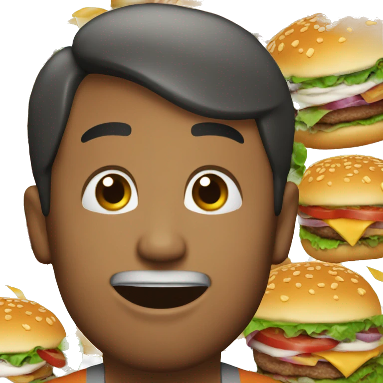 A cheeseburgers birthday  emoji