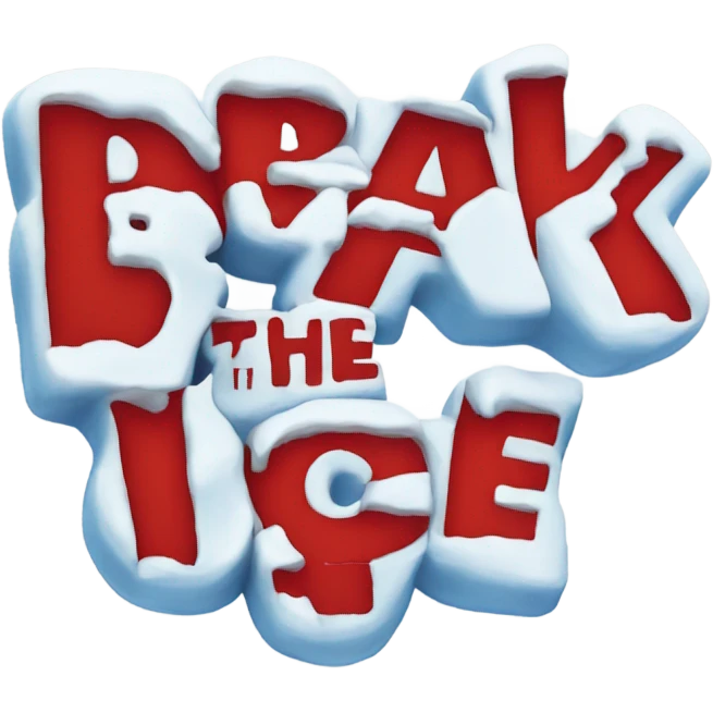 Break the Ice in txt emoji