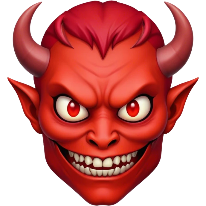 freaky devil emoji