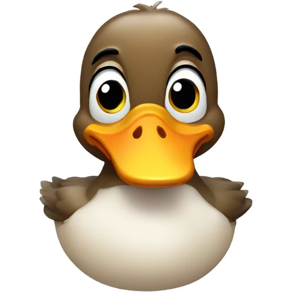 Duck with Teary Eyes emoji