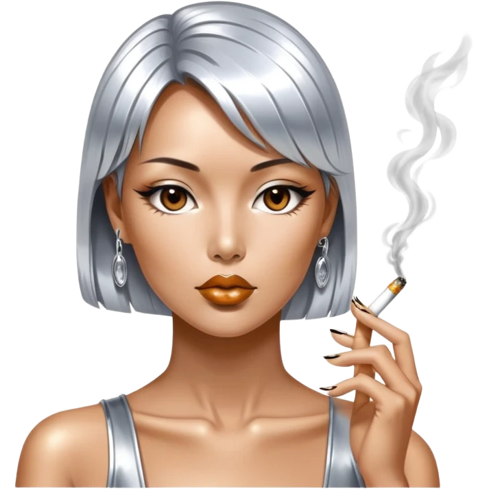 sorayama smoking statue emoji