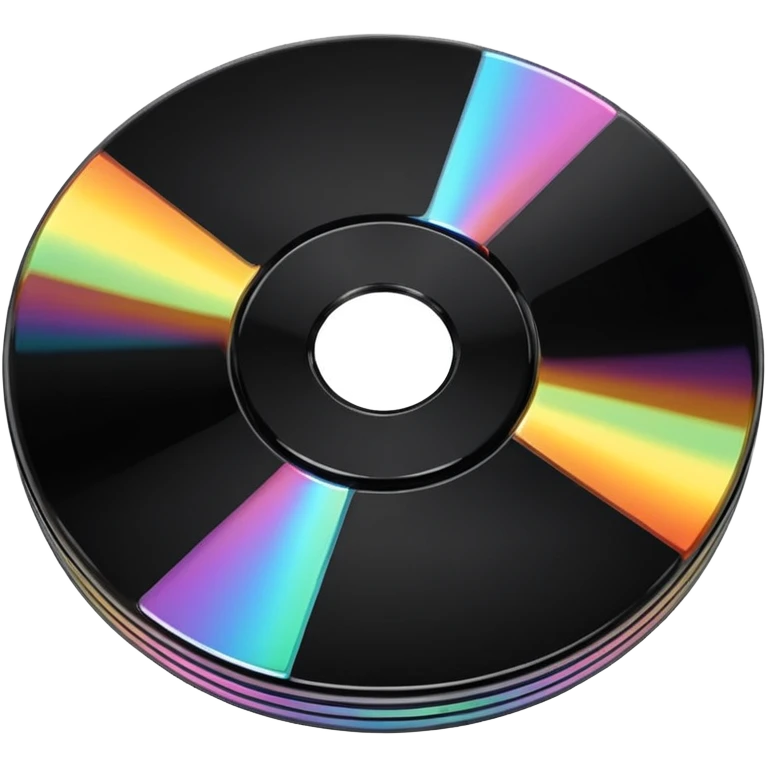 two black computer disk emoji