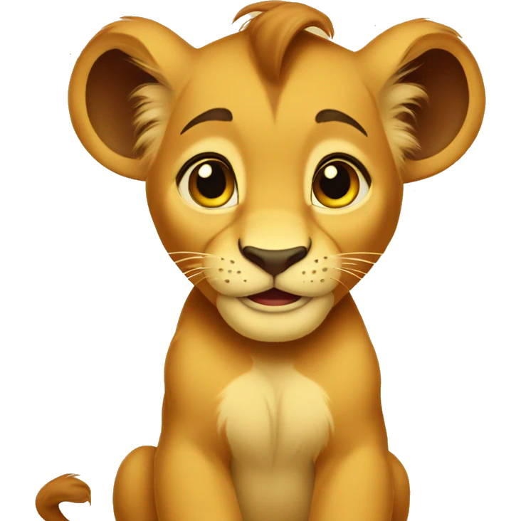 Baby simba emoji