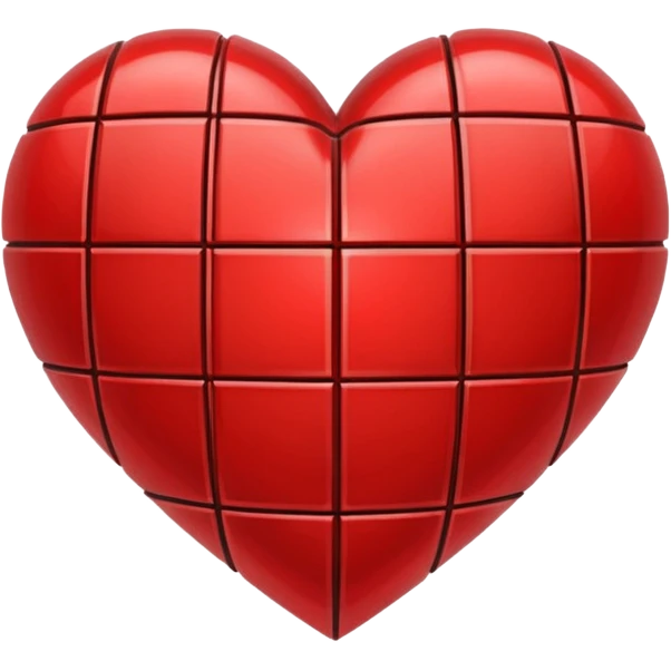 Grid heart emoji