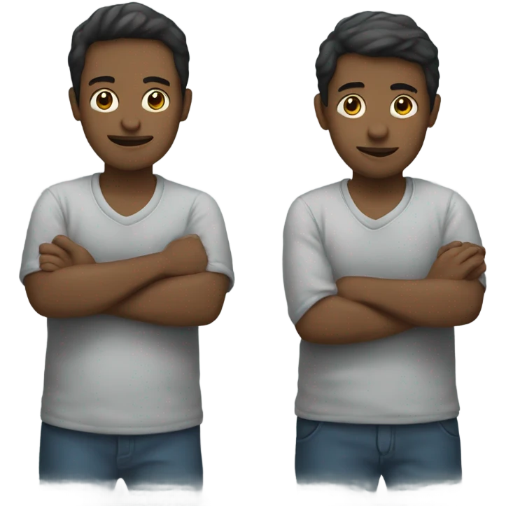 Person holding 3 ohin emoji