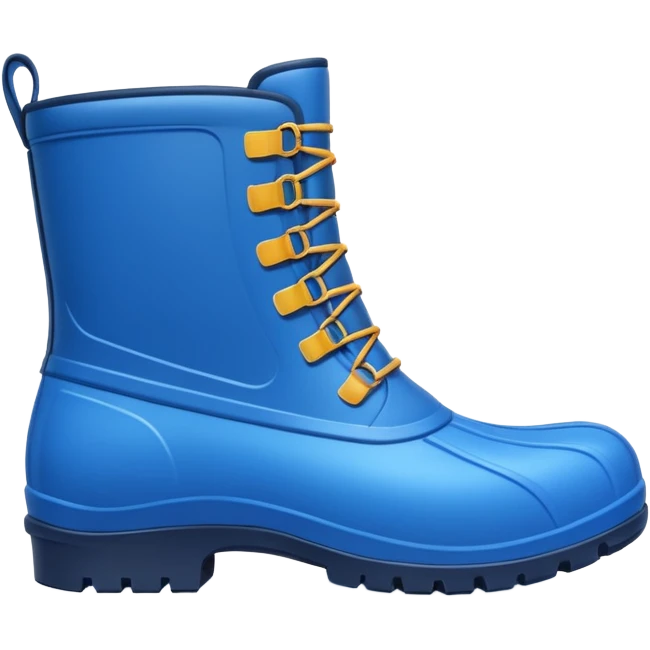 blue waterproof boots emoji