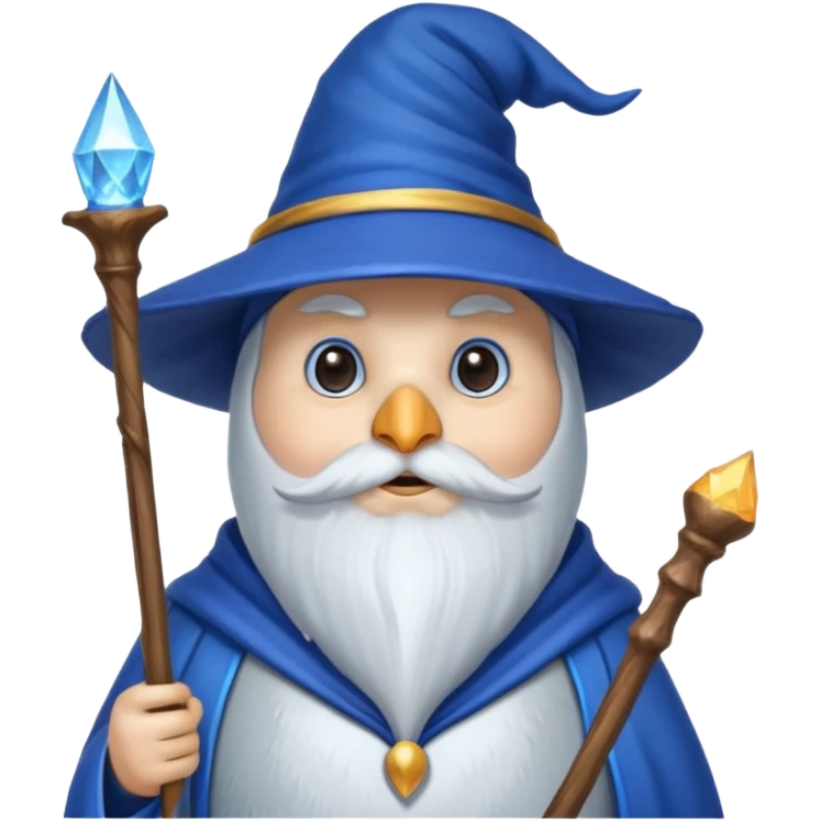 Penguin Wizard emoji