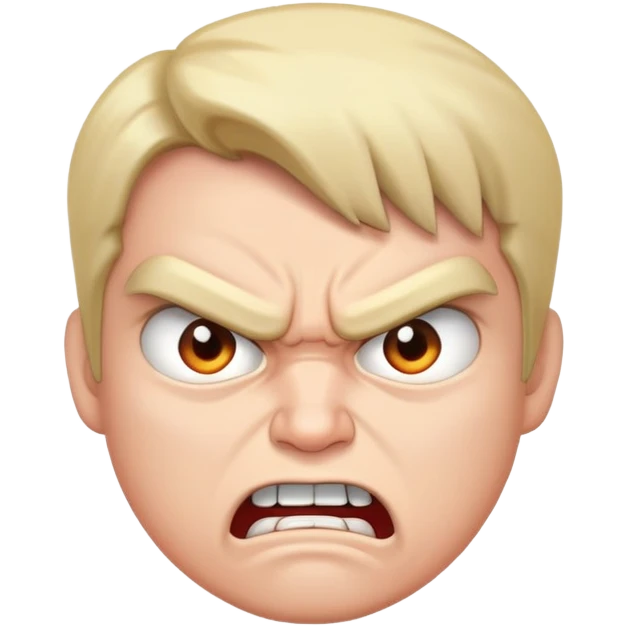 cute mad face emoji