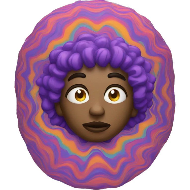 Psychedelic emoji