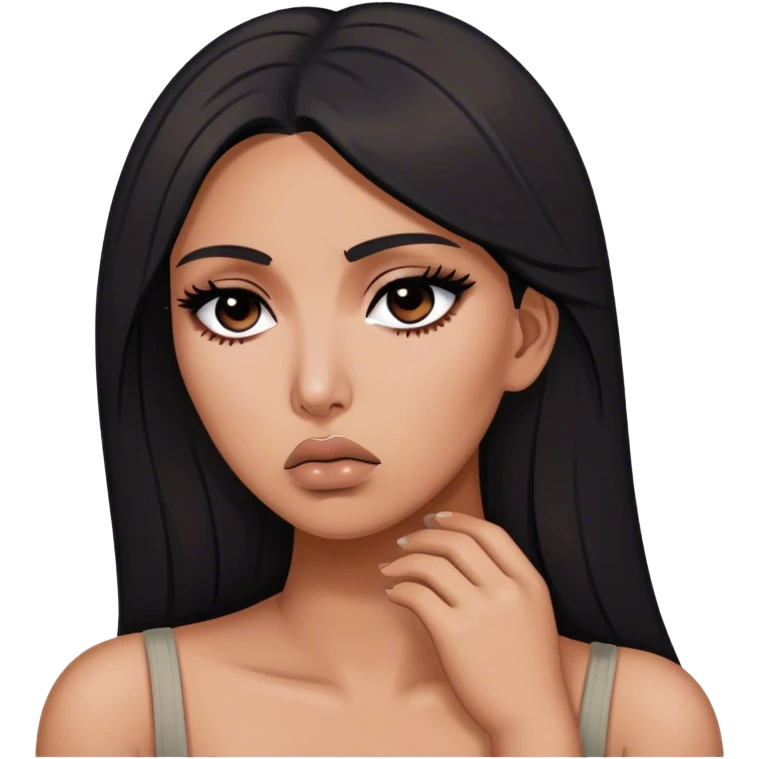 Kim Kardashian’s sad emoji