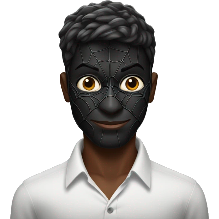 Black spider man from Tamil Nadu  emoji