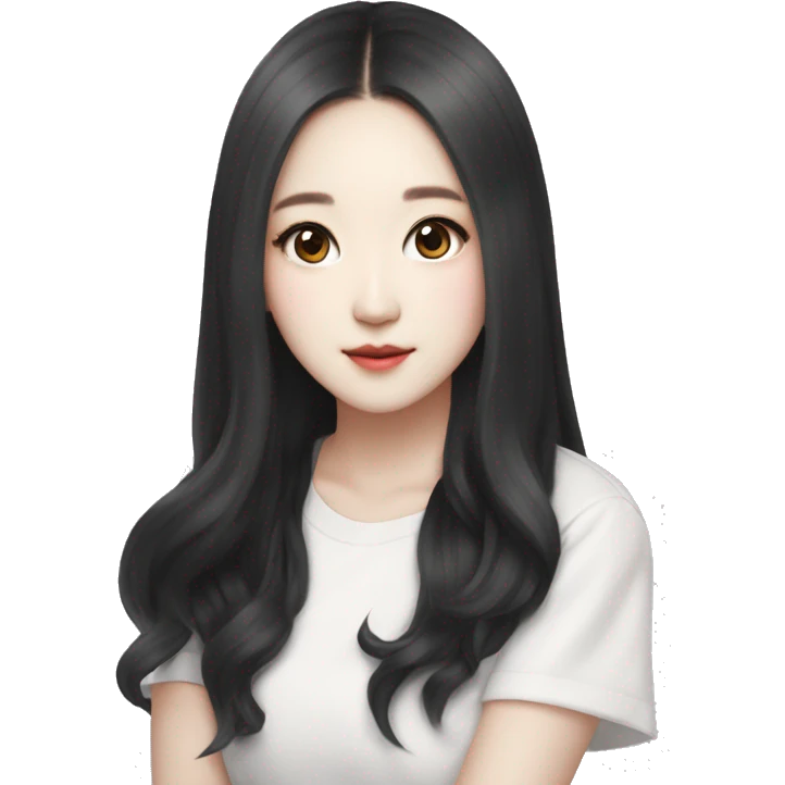 pretty wonyoung from the kpop band called ive emoji