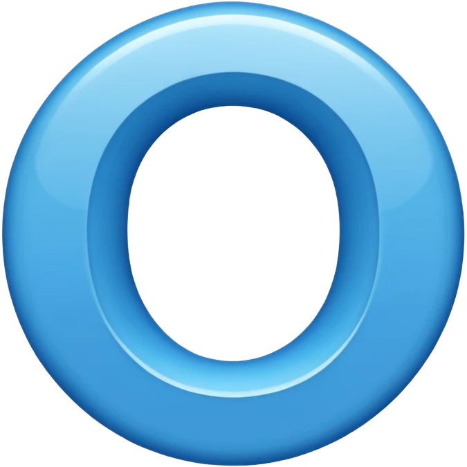 Make a letter O emoji