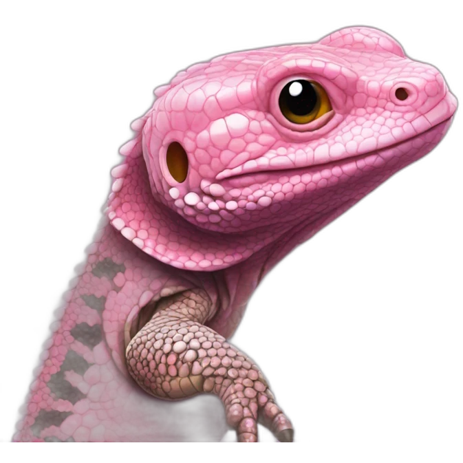 tegu lizard pink emoji