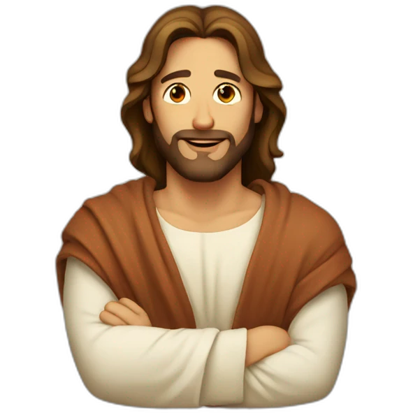 Jesus who did cuddle  emoji