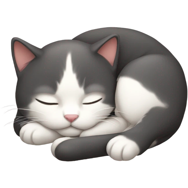 Sleeping cat emoji