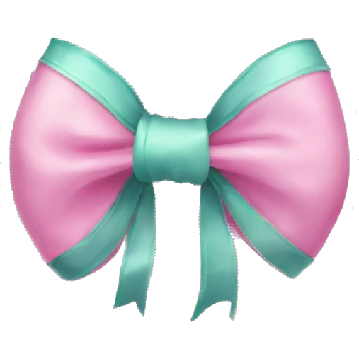 Aesthetic bow emoji