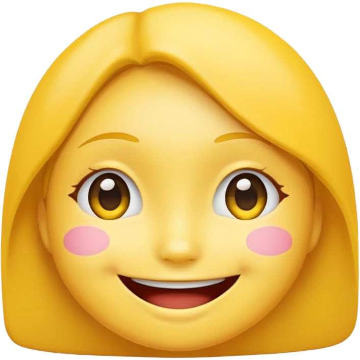 Minori Hanasato from Project Sekai as a smiley face emoji emoji