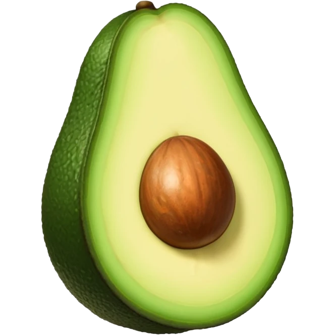 ToonyHalf Avocado emoji