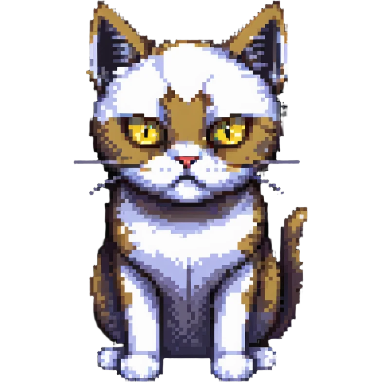 evil British cat emoji