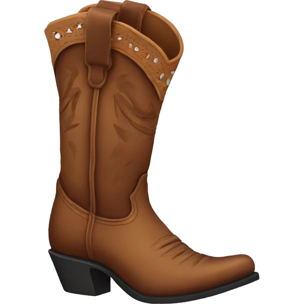 Cowgirl boots emoji