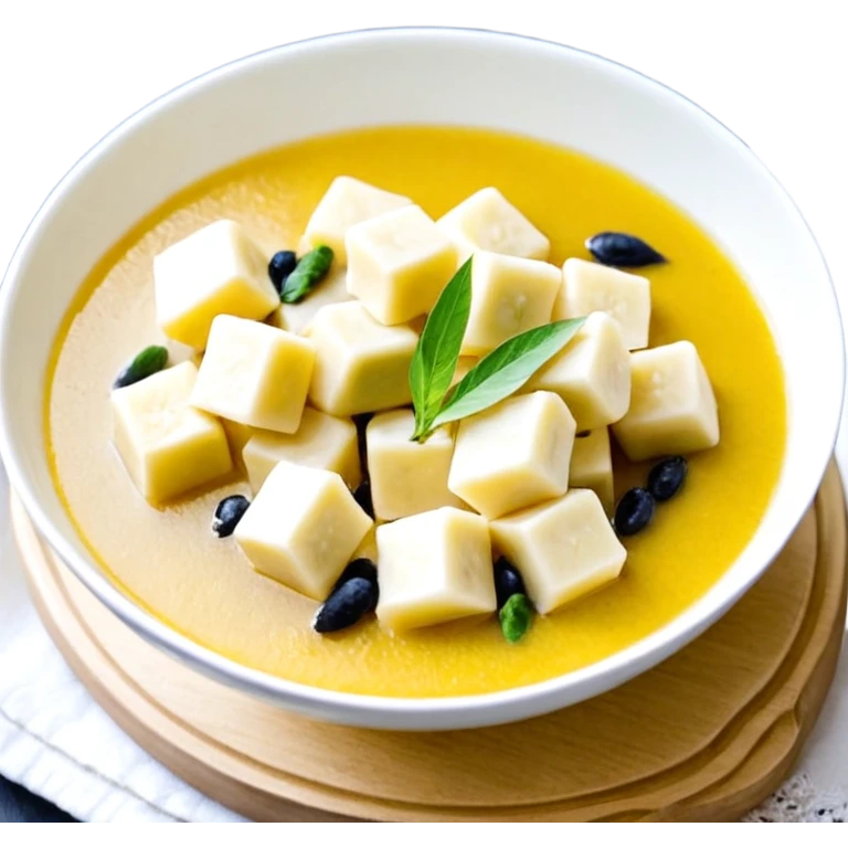 Овсяная каша с бананом и сыром и яичным белком emoji