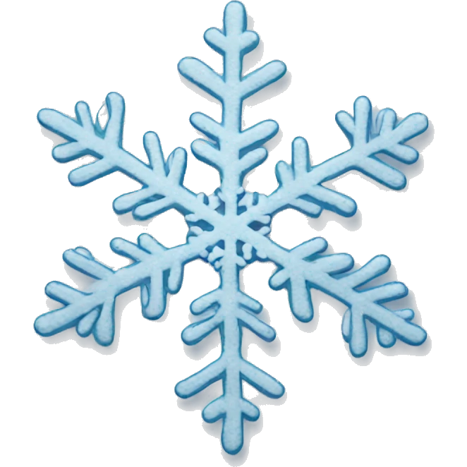 Lace snowflake  emoji