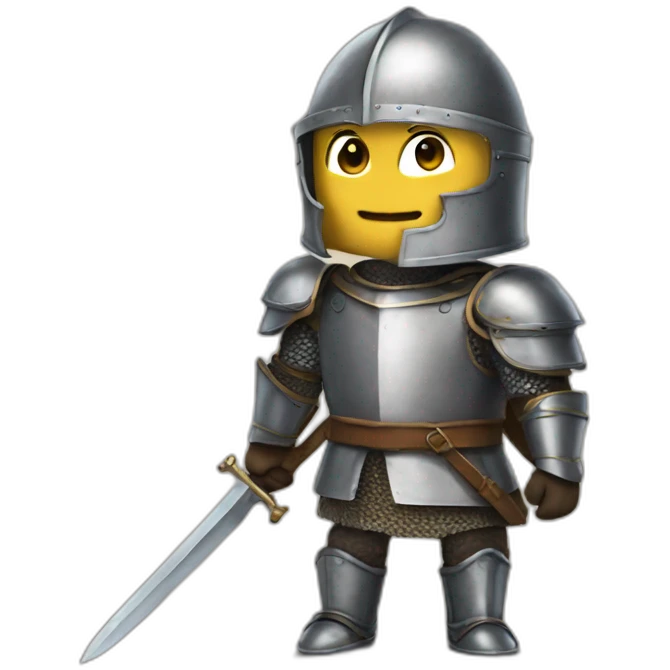 Arthur the AI knight emoji