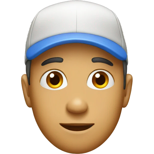 person with a cap emoji