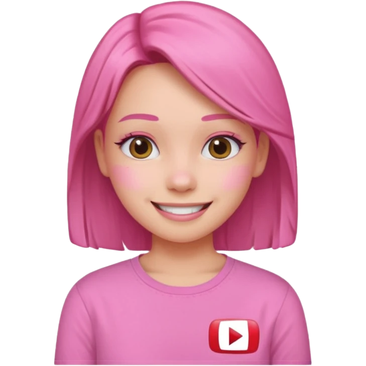 pink girly youtube emoji