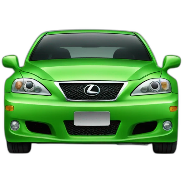 Green Lexus is200 emoji
