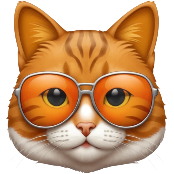 Cat wearing sunglasses emoji