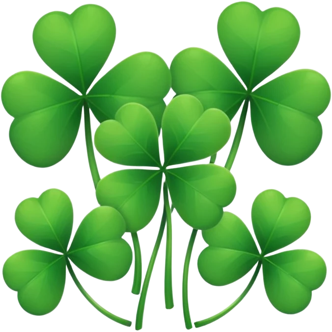 3 ☘️  clover emoji