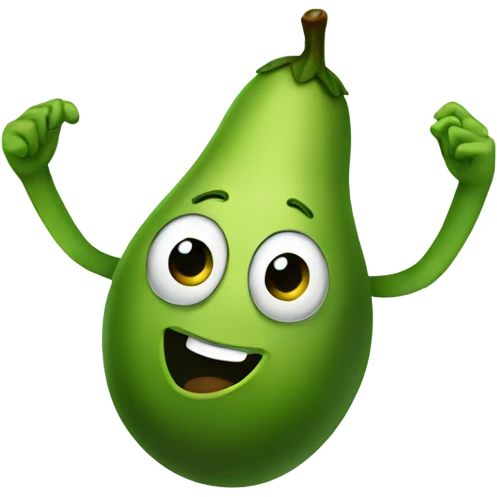 dancing avocado emoji