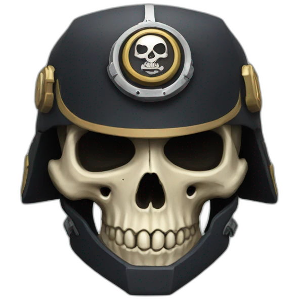 Helldivers Skull Admiral emoji