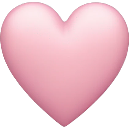 pastel pink heart emoji