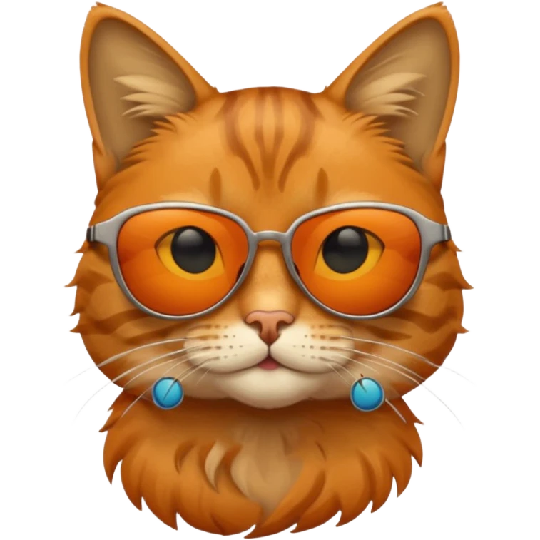 Cat wearing sunglasses emoji